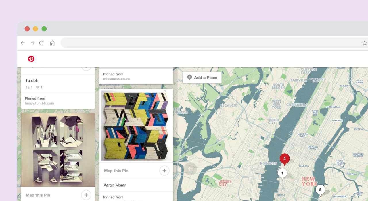 Pinterest Place Pins